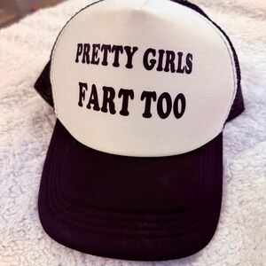 Black and White Trucker Hat